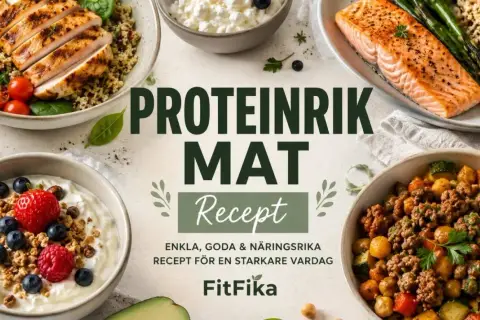 Läckra recept på proteinrik mat: kyckling, lax, bär och grönsaker. Enkla, goda och näringsrika måltider för en starkare vardag.