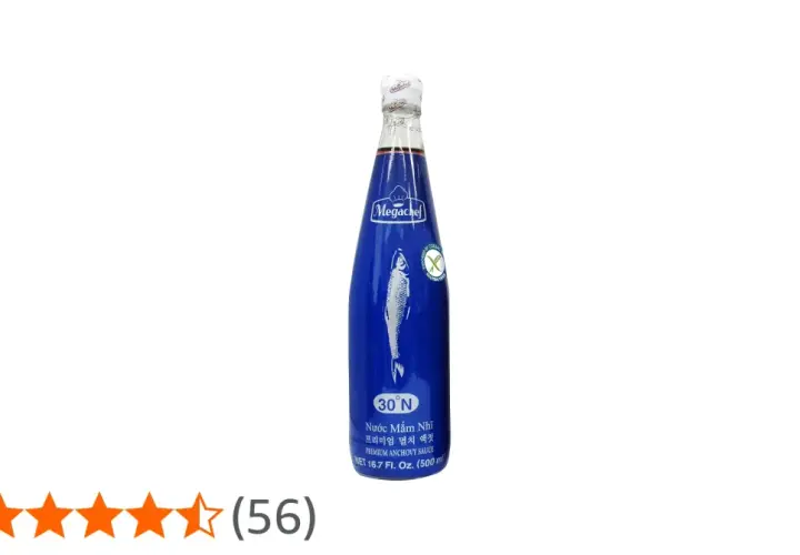 Megachef fisksås, en premium ansjovissås i en blå flaska. Perfekt för dig som söker glutenfri fisksås.